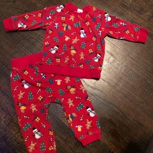 Baby boy Xmas jogger set